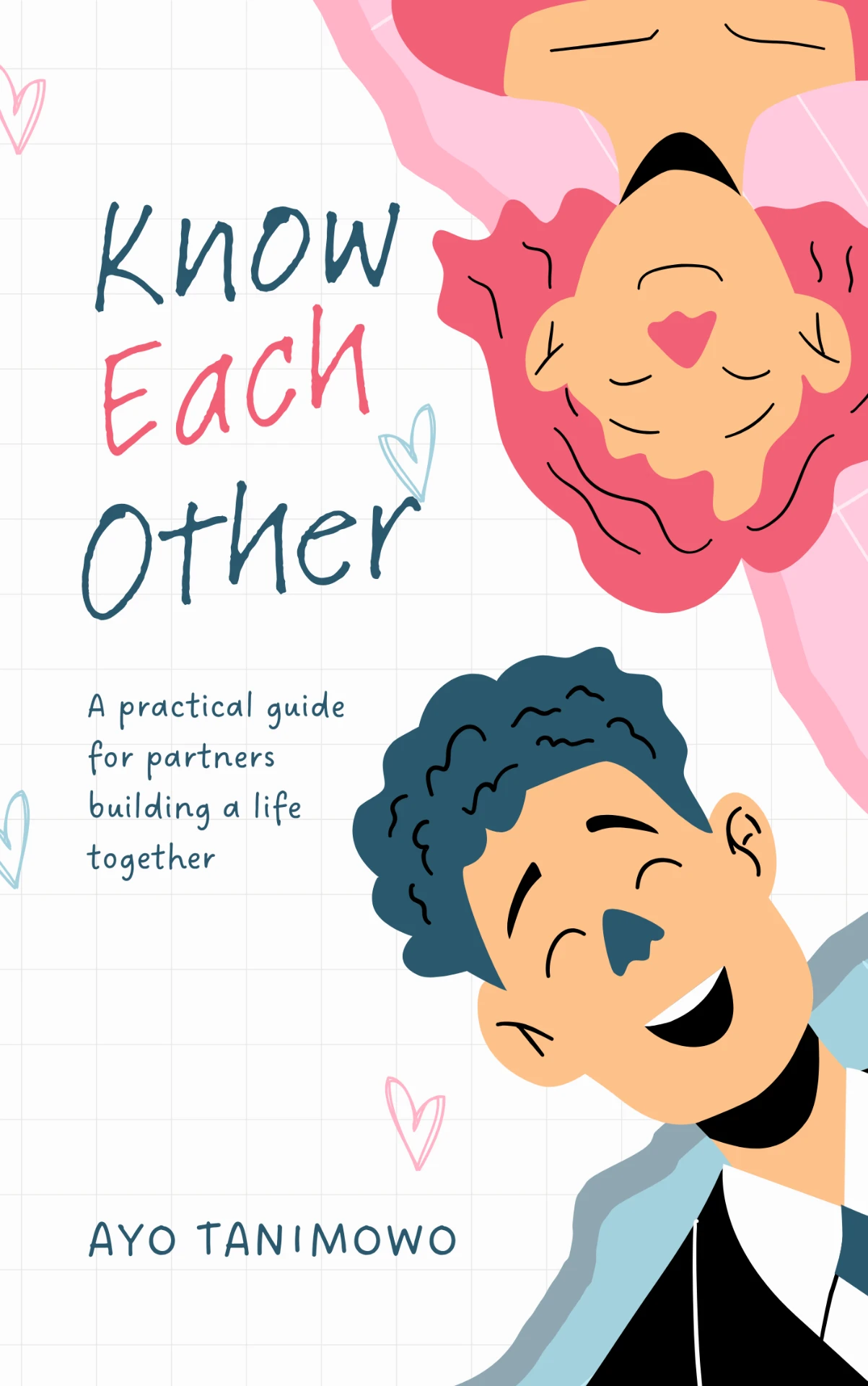 Know Each Other e-book cover: two smiling partners face to face